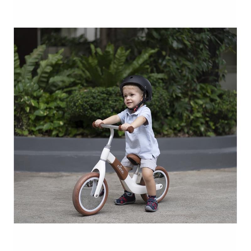 Balance Bike White with Adjustable Seat and EVA Tires 2