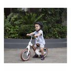 Balance Bike White with Adjustable Seat and EVA Tires 2