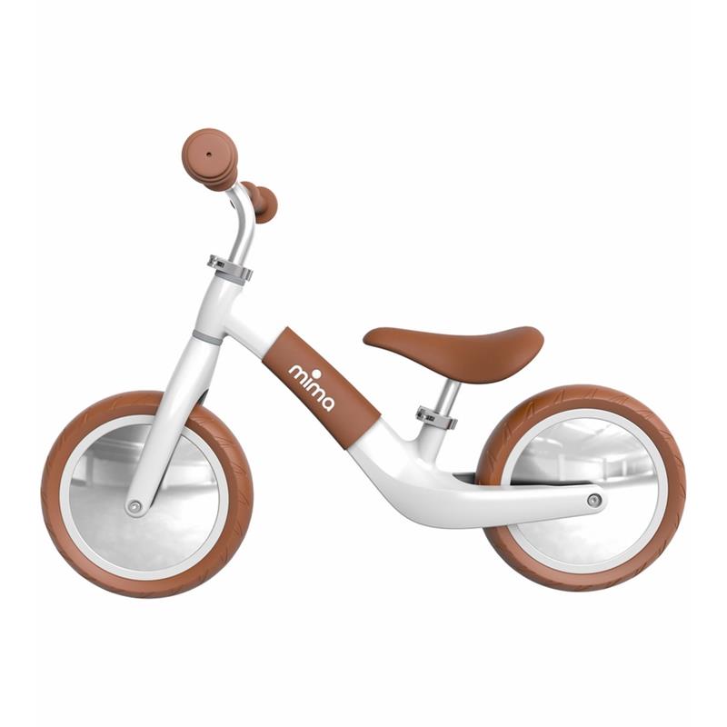 Balance Bike White with Adjustable Seat and EVA Tires 5