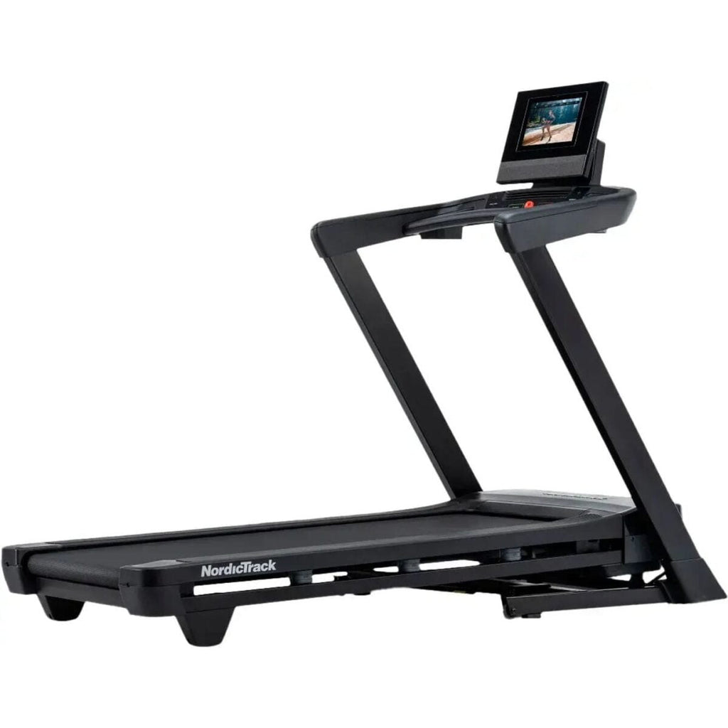 High-performance treadmill with iFIT and Bluetooth connectivity.