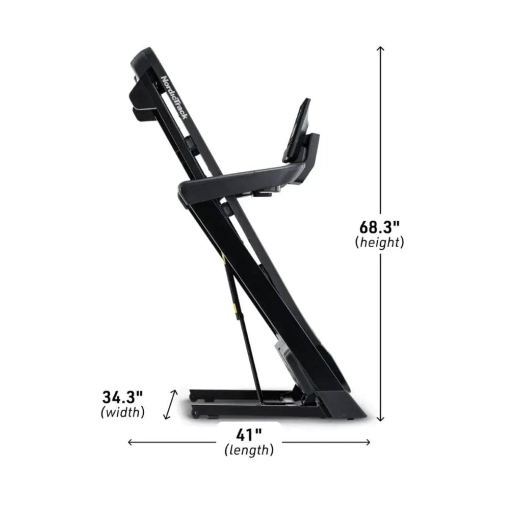 High-performance treadmill with iFIT and Bluetooth connectivity. 3