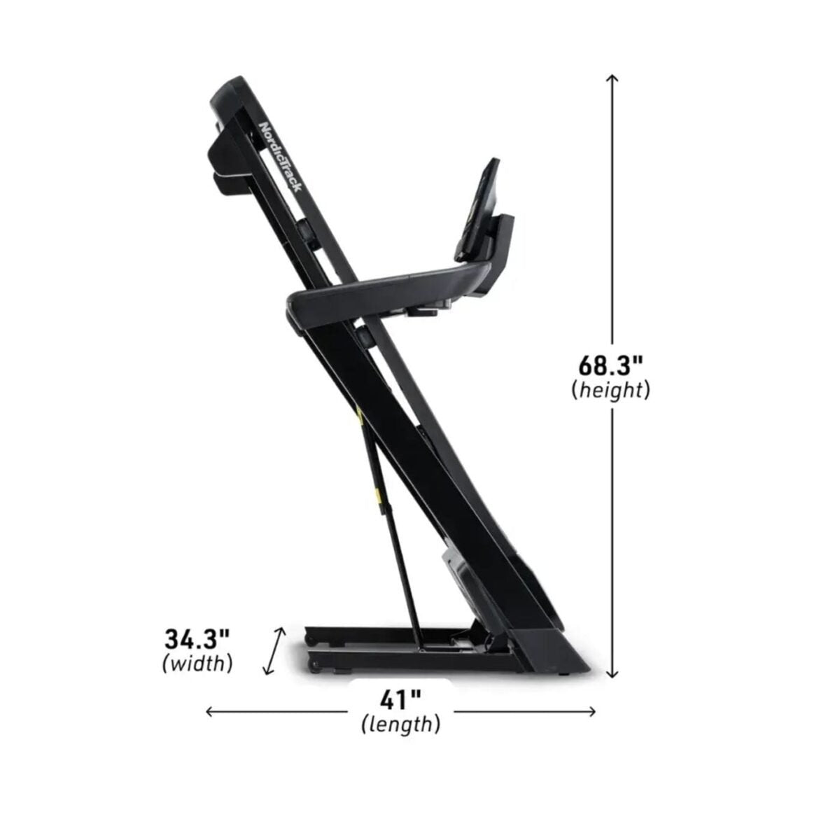 High-performance treadmill with iFIT and Bluetooth connectivity. 3