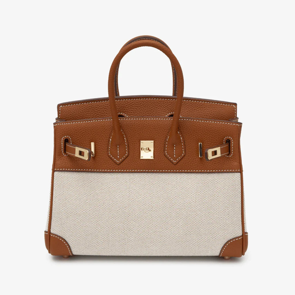 Tyra Elegant Handbag with two-tone design and gold-tone hardware 13