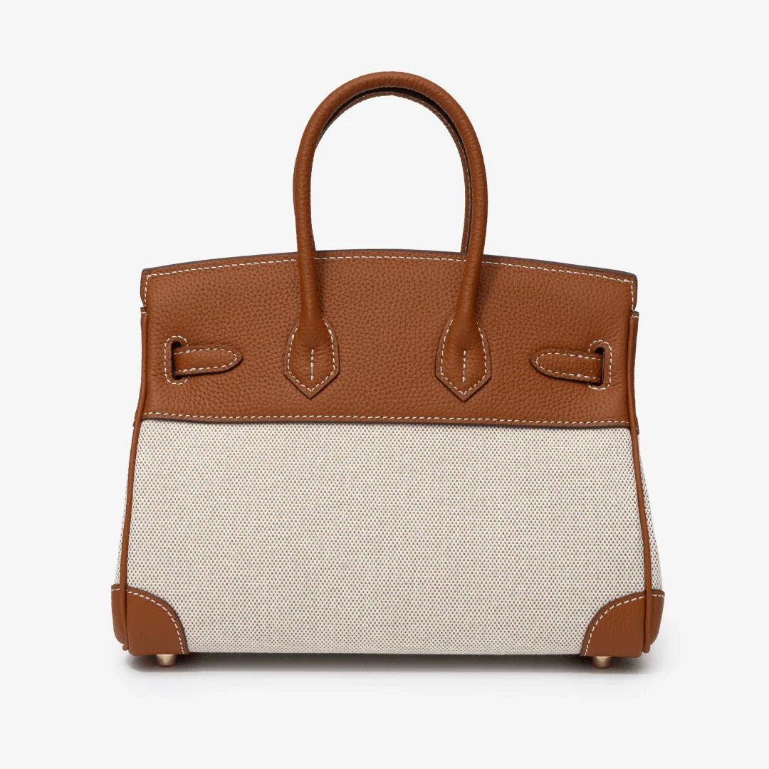 Tyra Elegant Handbag with two-tone design and gold-tone hardware 14