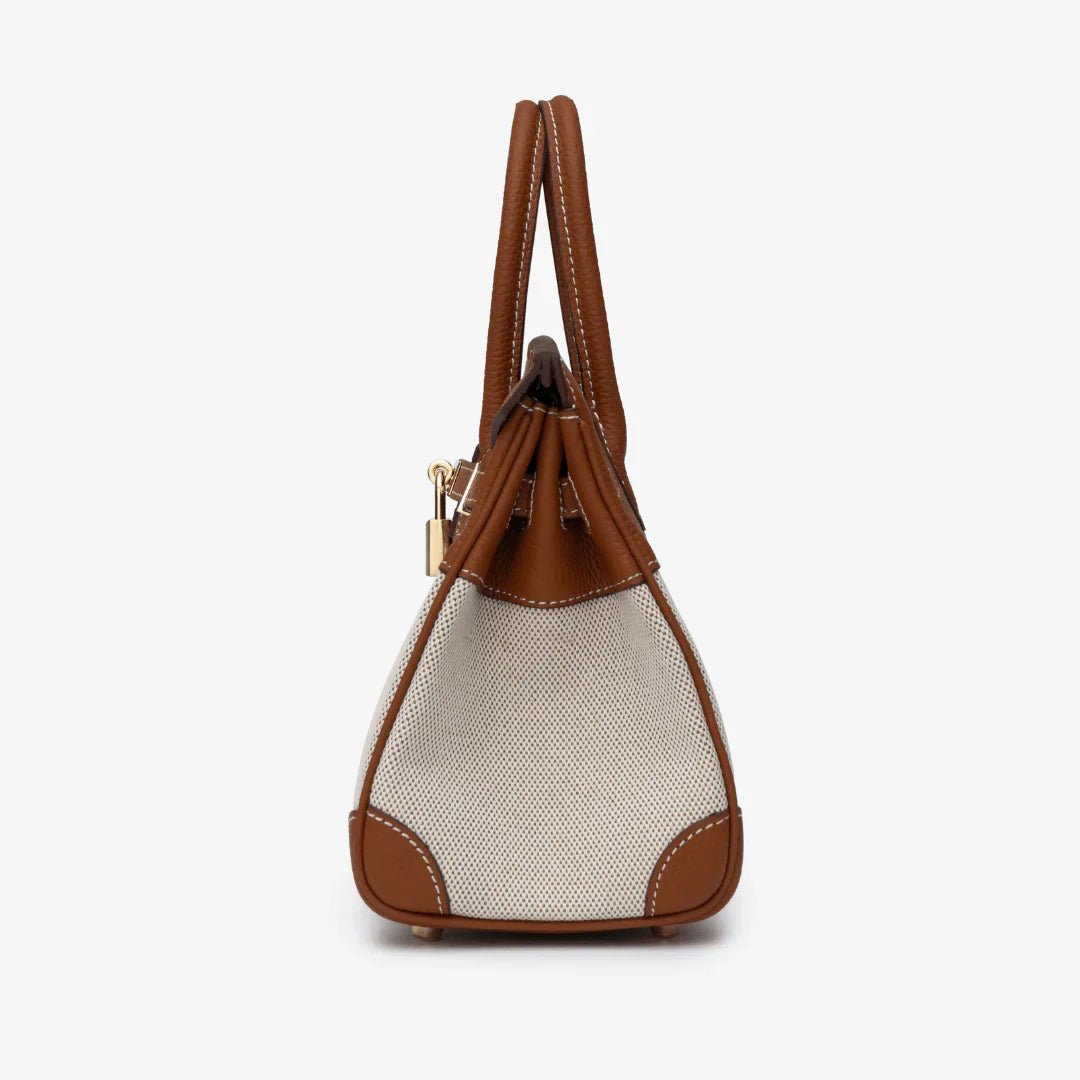 Tyra Elegant Handbag with two-tone design and gold-tone hardware 15
