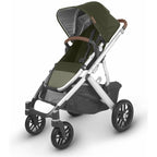 Versatile Baby Stroller in Green with Adjustable Seating 2