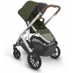 Versatile Baby Stroller in Green with Adjustable Seating 3