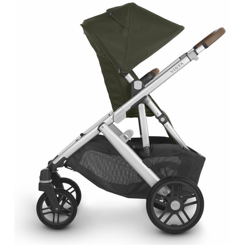 Versatile Baby Stroller in Green with Adjustable Seating 5