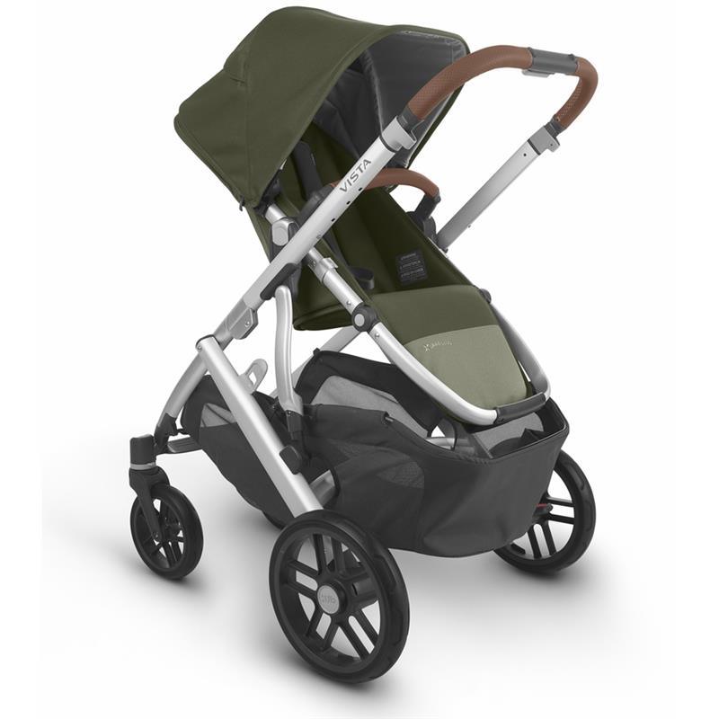Versatile Baby Stroller in Green with Adjustable Seating 8