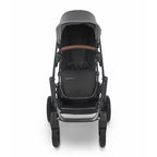 Stroller with Bassinet and Adjustable Canopy in Gray 2