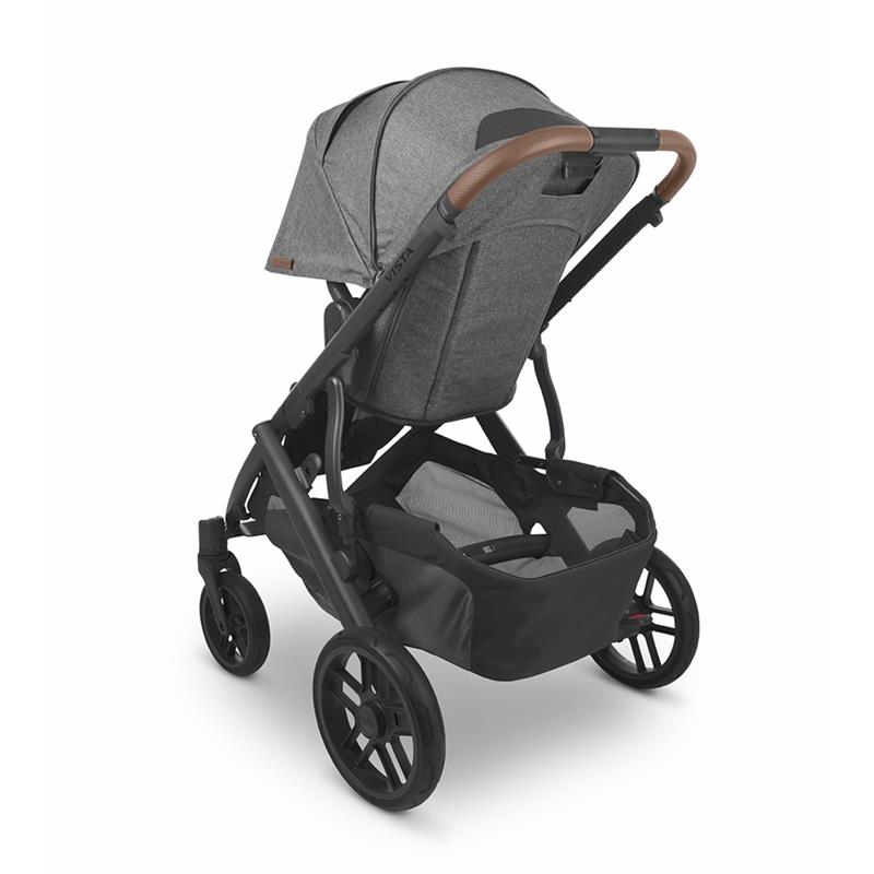 Stroller with Bassinet and Adjustable Canopy in Gray 3