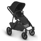Versatile Baby Stroller in Black with Expandable Seating 7