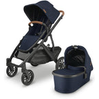Versatile Baby Stroller in Navy with Reversible Seat