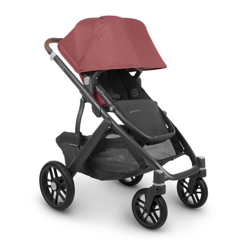 Convertible Stroller in Red with Multiple Configurations 6