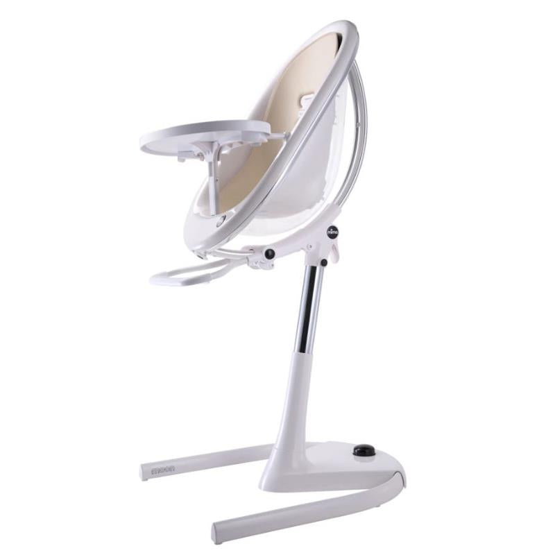 High Chair with Adjustable Features in White