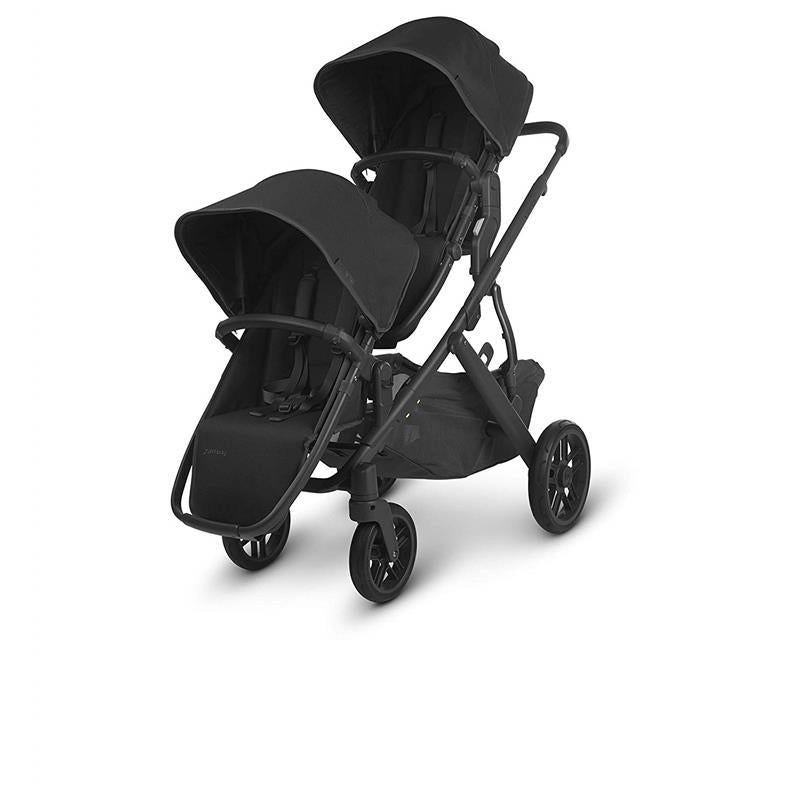 Stroller Seat with Adjustable Canopy in Black 2