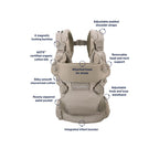 Wearable Baby Carrier Beige 5