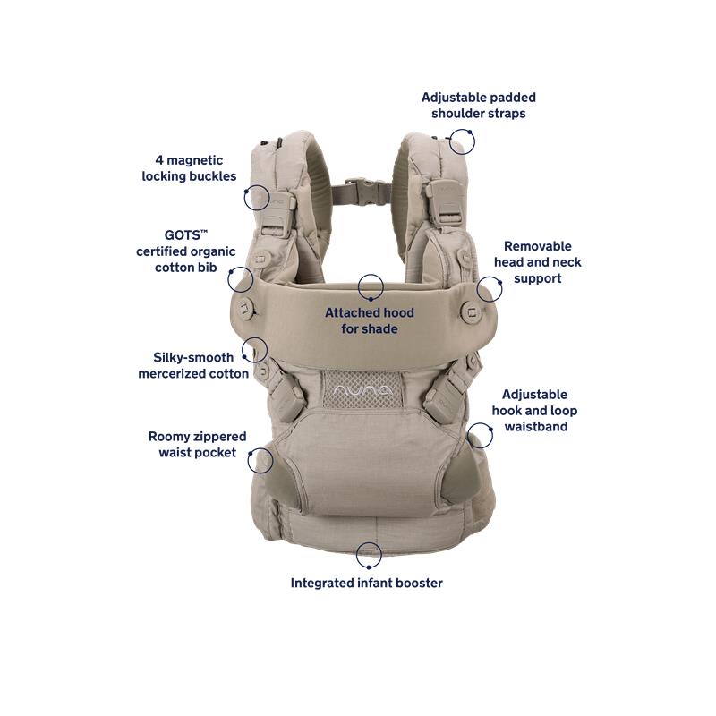 Wearable Baby Carrier Beige 5