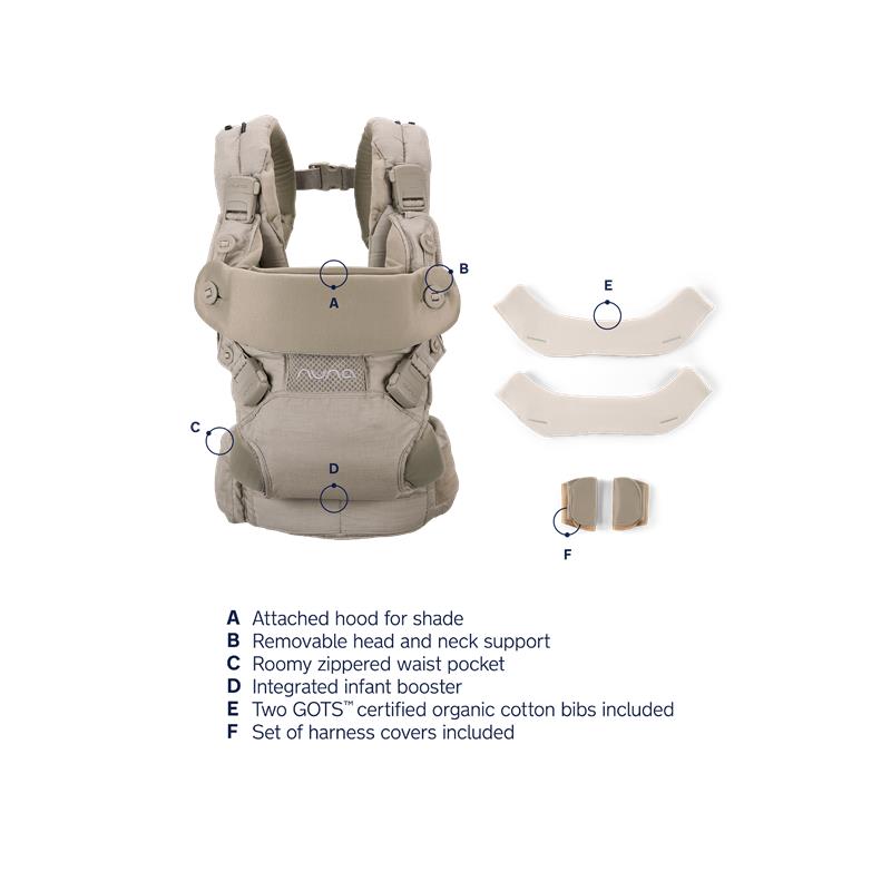 Wearable Baby Carrier Beige 6