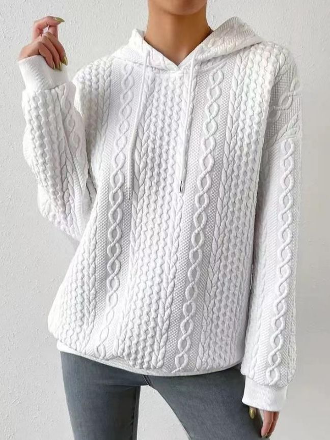 Women's oversized hoodie in various colors, perfect for layering and comfort. 3