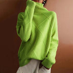 Women's Comfortable Turtleneck Sweater in soft knit fabric 2