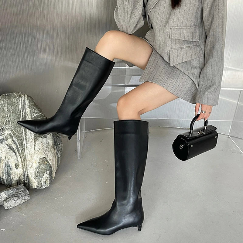 Poise Pointed Toe Boots Amsterdam Style