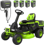 Greenworks 60V 30” CrossoverT Riding Lawn Tractor with 8.0 Ah Amsterdam Style