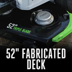 EGO Power+ 52 in Z6 Zero-Turn Riding Mower Kit Amsterdam Style