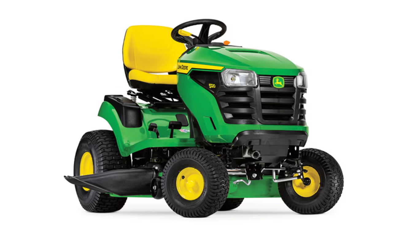 John Deere S120 Mower  42 in. 22 HP V-Twin Gas Hydrostatic Riding Lawn Mower Amsterdam Style