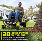 RYOBI 80V HP Brushless 30 in. Battery Electric Cordless Zero Turn Mower with 80V 10 Ah Batteries Amsterdam Style