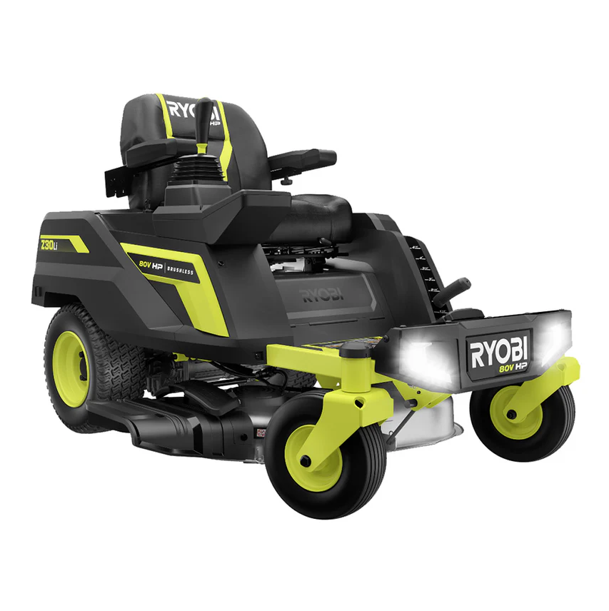 RYOBI 80V HP Brushless 30 in. Battery Electric Cordless Zero Turn Mower with 80V 10 Ah Batteries Amsterdam Style