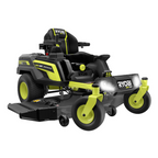 RYOBI 80V HP Brushless 54 in. Battery Electric Cordless Zero Turn Mower & Mulch Kit Amsterdam Style