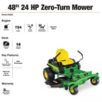Z325E 48 In. 24 HP Gas Dual Hydrostatic Zero-Turn Riding Mower Amsterdam Style