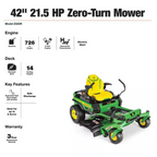 Z320R 42 In. 21.5 HP Gas Dual Hydrostatic Zero-Turn Riding Mower Amsterdam Style