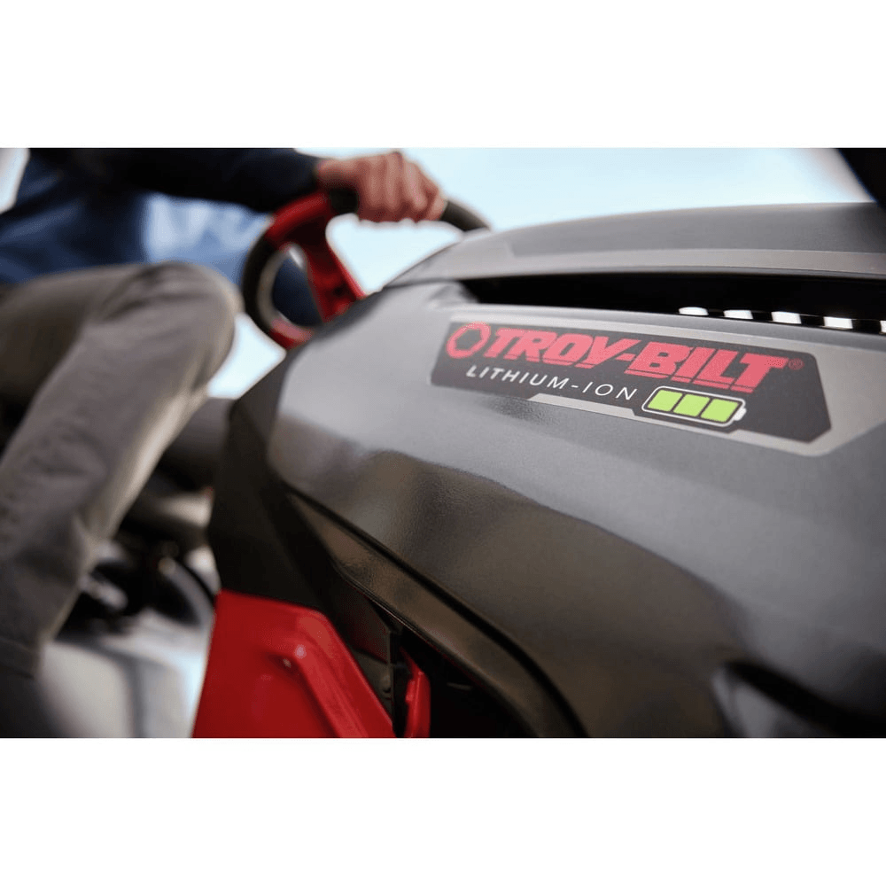 Troy-Bilt Bronco 42E XP 56V Electric Riding Lawn Tractor Amsterdam Style