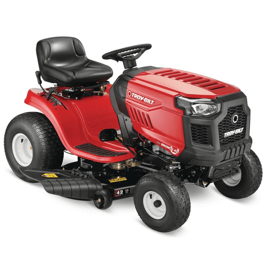 Troy-Bilt Bronco 42” Automatic Drive Gas Riding Lawn Tractor Amsterdam Style