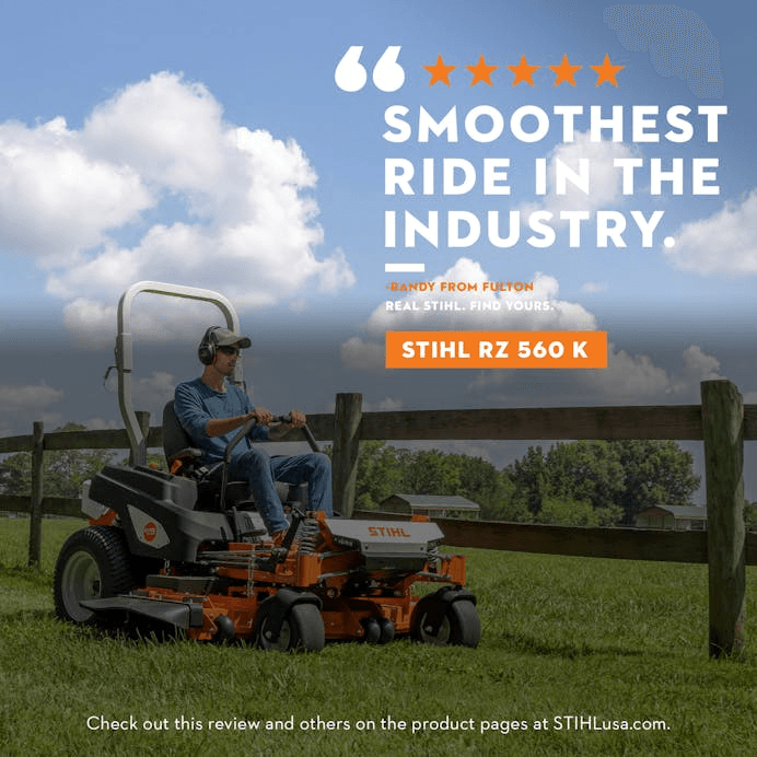 Stihl RZ 560 K Commercial 60″ Zero Turn Lawn Mower Amsterdam Style