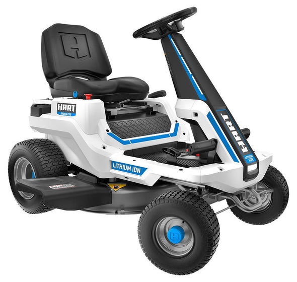 Hart 80-Volt 30-inch Deck Lithium-Ion Riding Lawn Mower Kit Amsterdam Style