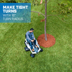 Hart 80-Volt 30-inch Deck Lithium-Ion Riding Lawn Mower Kit Amsterdam Style
