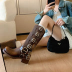 Midnight Marauder High Boots Amsterdam Style
