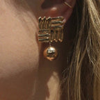 Quinn Gold Earrings Winsleyco