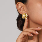 Amelia Floral Earrings Amsterdam Style