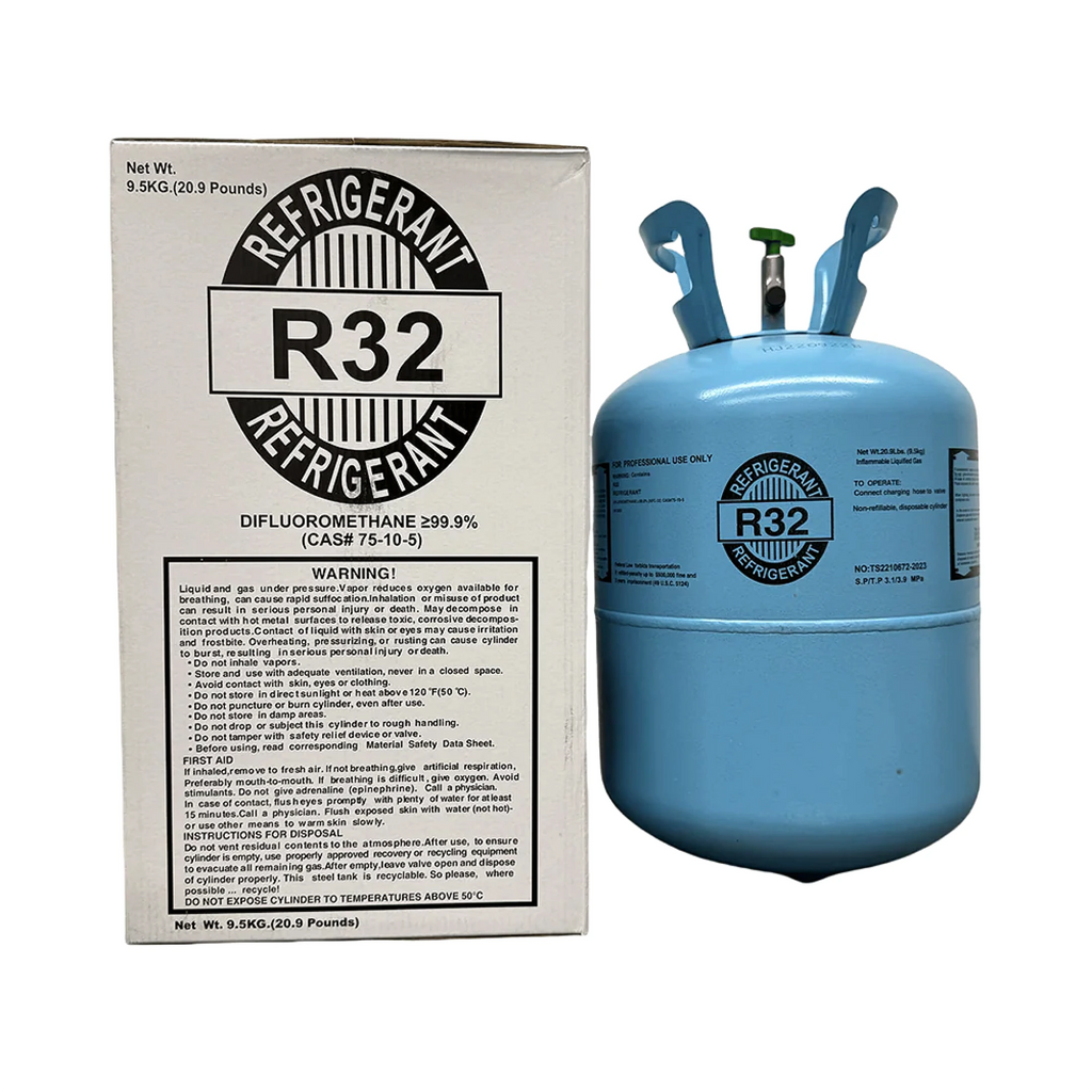 20.9 LB R-32 (Difluoromethane) A2L Refrigerant Gas for HVAC Systems Amsterdam Style