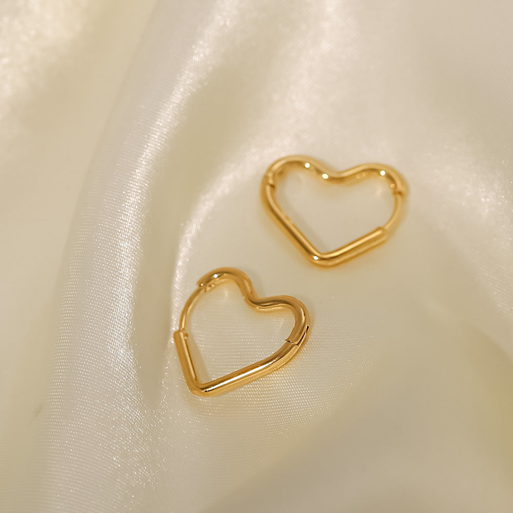 Heart Contour Earrings Winsleyco