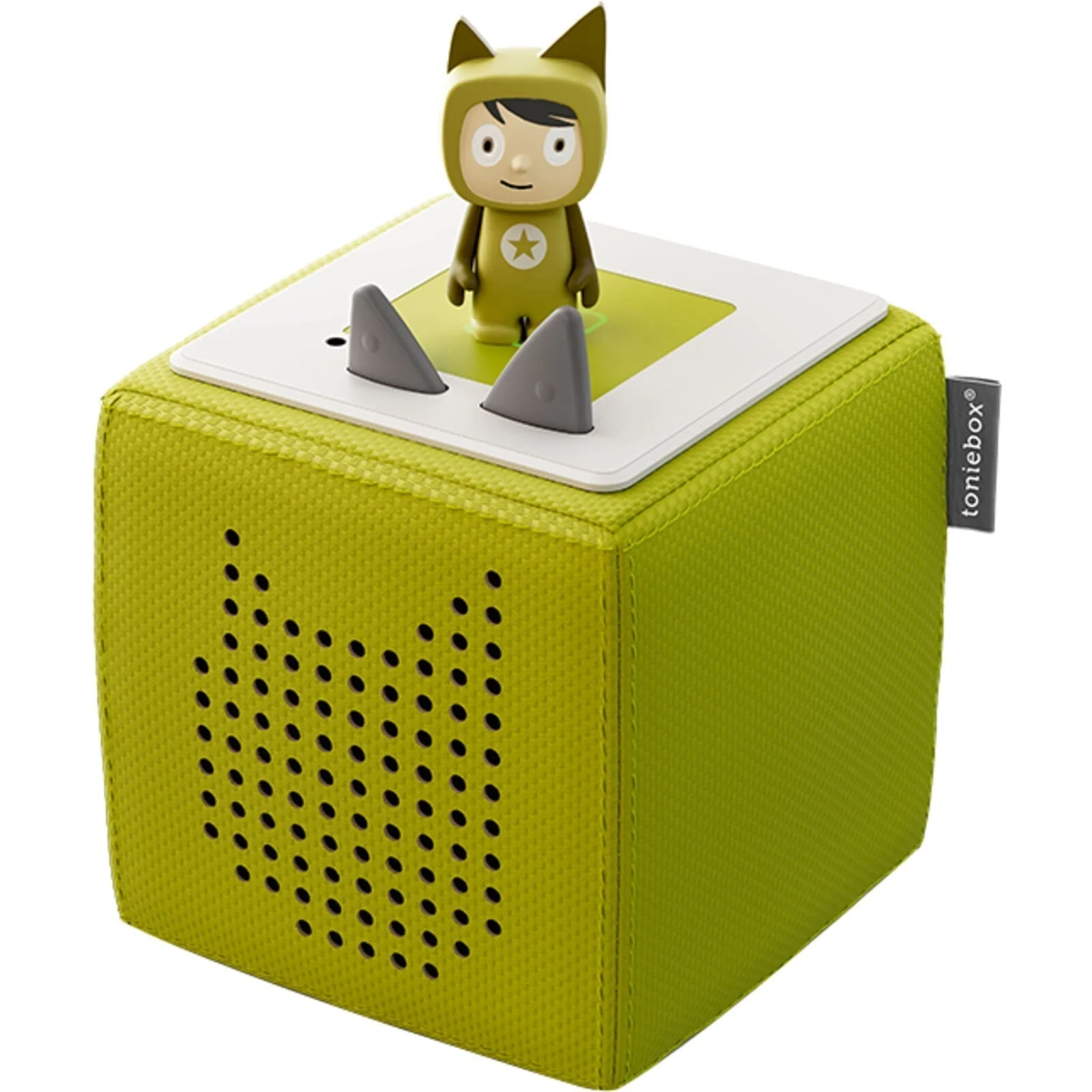 Tonies Toniebox Starter Set Green with charging station and Creative-Tonie