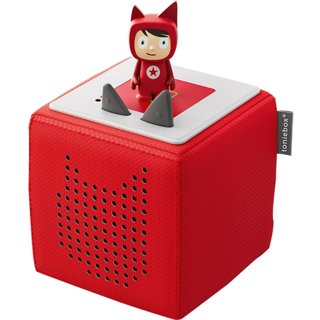 Tonies Toniebox Starter Set Red with charging station and Creative-Tonie