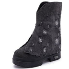 Kiara Denim Boots Amsterdam Style